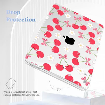 Tuiklol for 2026 MacBook Neo 13 Inch A18 Pro Chip Case, (Model A3404) Anti-Scratch Anti-Drop Slim Hard PC Shell Case with Shockproof Protective MacBook Neo Laptop Cover,Cherry - color: Cherry