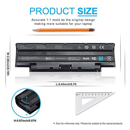 New 11.1V 48Wh J1KND Battery Compatible with Dell Inspiron 15R N5010 N5110 N5030 N5040 N5050 14R N4010 N4110 N4050 13R N3010 N3110 17R N7010 N7110 M5110 M4110 M501 M503 TKV2V 4T7JN W7H3N 04YRJH 06P6PN - size: 48Wh J1KND 11.1V