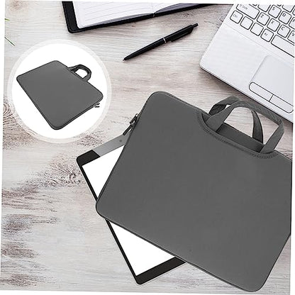 Holibanna Laptop Carrying Tote Bag Portable Handheld Laptop Storage Case Double Zippers Scratch-resistant High-density for Business Travel and Daily Use