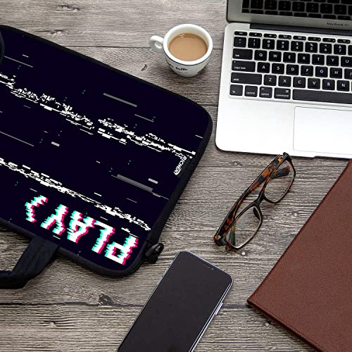 17 inch Laptop Shoulder Bag Carrying Case with Handle Fits 15.6/16/17/17.3/17.4 inch Laptop Notebook (16-17.3 inch, PLAYS) - color: Plays
