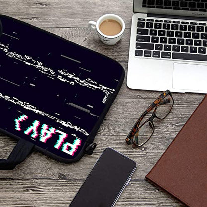 17 inch Laptop Shoulder Bag Carrying Case with Handle Fits 15.6/16/17/17.3/17.4 inch Laptop Notebook (16-17.3 inch, PLAYS) - color: Plays