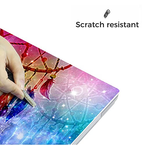 Laptop Skin Sticker,13.3 14 15 15.4 15.6 inch Laptop Skins,Universal Vinyl Decal,Dustproof Scratch Resistant Reusable Cover Protector with Free 2 Wrist Pads (Dream Catcher) - color: Dream Catcher