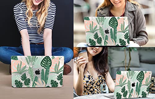 CISSOOK Palm for MacBook Pro 13 inch Case 2025-2020 Release M2 Chip A2338 M1 A2251 A2289 with Touch Bar, Tropical Hard Shell Case with Keyboard Cover for MacBook Pro 13, Tropical Palm Leaves - color: Pro13inch-Tropical Palm leaves