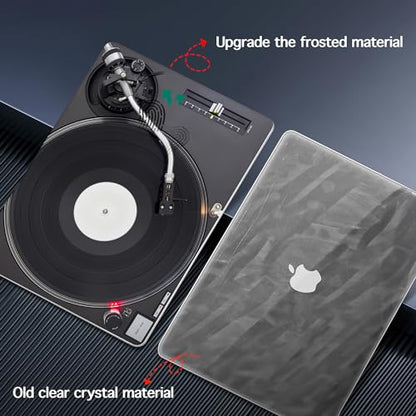 for 2026 MacBook Air 13-inch Laptop Case M5 2026 M4 2025 M3 2024 M2 2022 Release Model A3449 A3240 A3113 A2681, Hard Shell Cover for MacBook Air 13.6 inch, DJ Turntable - color: DJ Turntable