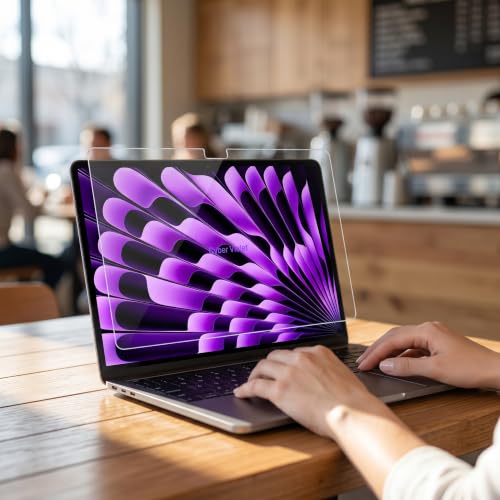 16" Privacy Screen Protector | 9H Tempered Glass with Anti-Blue Light & Anti-Glare | Universal Fit for HP, Dell, ASUS, Samsung, Lenovo, Acer, MSI 16:10 Laptops (Wide-Angle Privacy + Eye Comfort)" - size: Privacy Glass-16 Inch 16:10