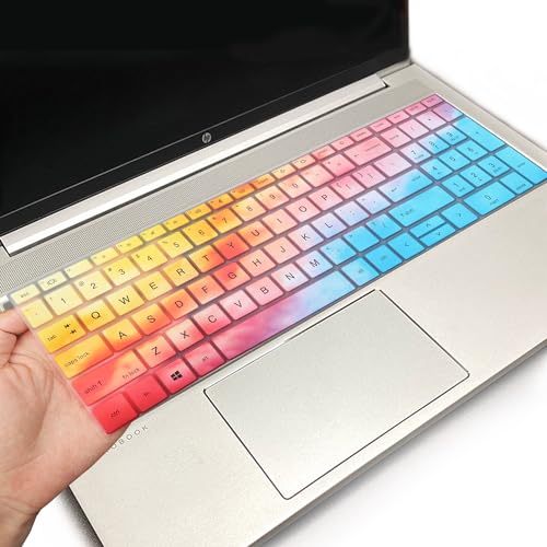i-Tensodo Keyboard Cover for HP ProBook 15.6 inch Laptop,15.6 inch HP ProBook 450 G8 G9 G10/ 455 G8 G9 G10/ 650 G8/HP Zbook Power G8 G9 Keyboard Skin(NOT fit HP ProBook 450/455/650 G6 G7)-Dazzling - color: Dazzling