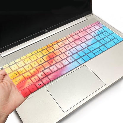 i-Tensodo Keyboard Cover for HP ProBook 15.6 inch Laptop,15.6 inch HP ProBook 450 G8 G9 G10/ 455 G8 G9 G10/ 650 G8/HP Zbook Power G8 G9 Keyboard Skin(NOT fit HP ProBook 450/455/650 G6 G7)-Dazzling - color: Dazzling
