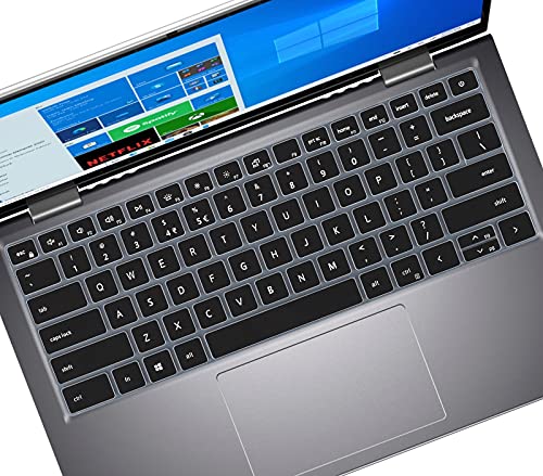 Keyboard Cover for 14" Dell Inspiron 14 5410 5418 5420 5425 5430 7415 7420 7425 7430 7435,Dell Latitude 14 3320 3420/Inspiron 16 5635 5630 5620 5625 7635 7630 7620 16"/Inspiron 13 5310 5320 Skin-Black - color: Black, size: 13-14 Inch
