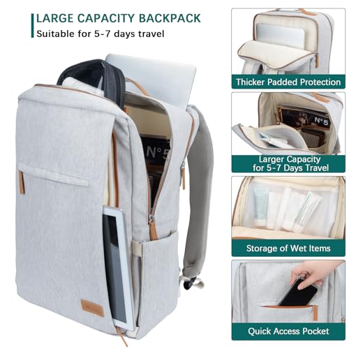 Hp hope Laptop Backpack for Women, Business Backpack for Men with USB Charging Port, Backpack for Work Commuter