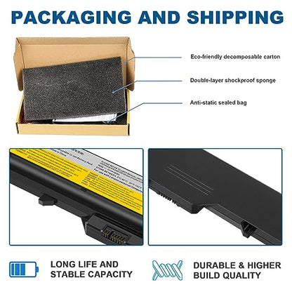 Futurebatt Laptop Battery for Lenovo G460 G465 G470 G475 G560 G565 G570 B470 B570 IdeaPad V360 V370 V470 V570 Z370 Z460 Z465 Z470 Z475 Z560 Z570 Z575 L09S6Y02 L08S6Y21 L09C6Y02 L09L6Y02 L09M6Y02