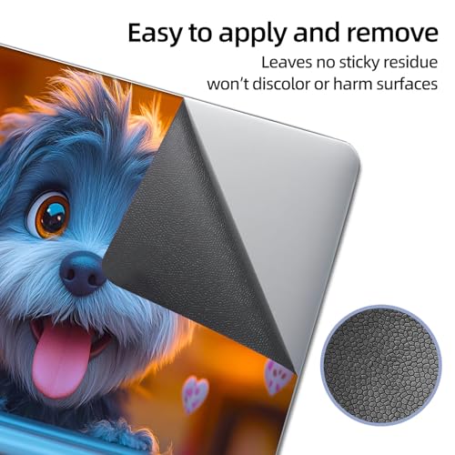 Universal Laptop Skin Sticker Decal, 12"-15.6" Aesthetic Vinyl Wrap, Cute Puppy Love Hearts Waterproof Notebook Cover Art Protector for MacBook HP Dell Lenovo, Fits 13" 14" 15" 15.6" - color: Cute Puppy Love Hearts