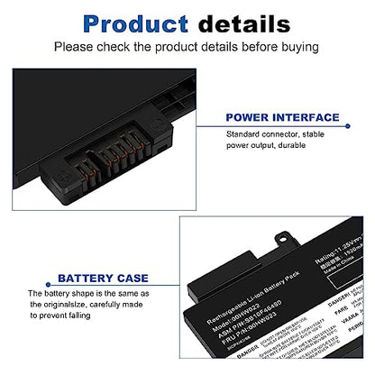 ASUNCELL 11.25V 24Wh 00HW022 00HW023 Battery for Lenovo ThinkPad T460s T470s Series SB10F46460 SB10F46461 SB10F46474 SB10F46475 00HW036 00HW037 - size: 00HW022 12.36 * 4.13 * 0.73 in