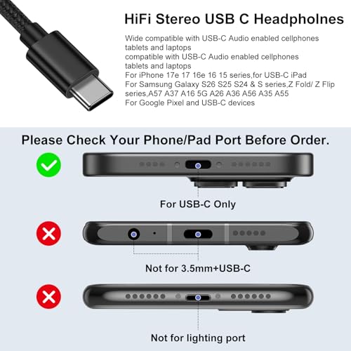 USB C to 3.5mm Audio Adapter Samsung Type C to Headphone Jack Adapter Aux | Dongle Cable for Samsung Galaxy S26 Ultra S26+ S26 S25 Ultra S25 FE Edge S25+ A37 A57 A17 A16 5G A36 A26 A56 S24 S23 S22 S21