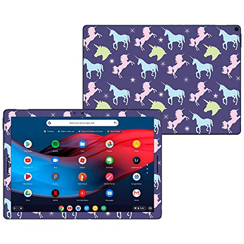 MightySkins Skin Compatible with Google Pixel Slate 12.3" (2018) - Unicorn Dream | Protective, Durable, and Unique Vinyl Decal wrap Cover | Easy to Apply, Remove, and Change Styles | Made in The USA - color: Unicorn Dream
