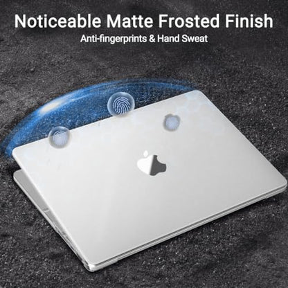 MOSISO Compatible with MacBook Pro 14 inch Case M5 M4 M3 M2 M1 2026-2021 | Ultra-Thin Seamlessly Closes Crack-Resistant Protective Hard Matte Shell&Keyboard Cover, Matte Clear - color: Matte Clear