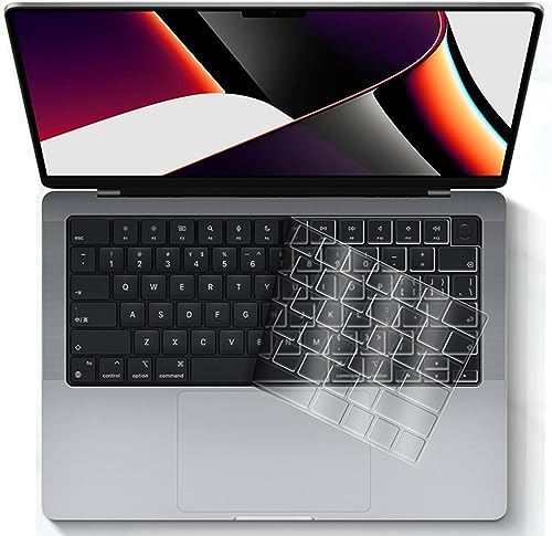 Se7enline for MacBook Pro 14 inch Case 2026-2021 M5 M4 M3 M2,Frost Clear | 2 in 1 Matte Hard Shell Laptop Case with Keyboard Cover Anti-Scratch Heat Dissipation Full Port Access Slim Lightweight - color: Matte Transparent