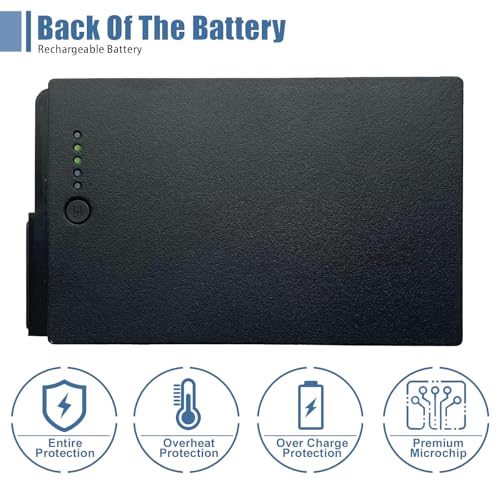 J7HTX Laptop Battery Replacement for Dell Latitude 7220 7202 7212 Rugged Extreme Tablet Series 7XNTR 02JT7D FH8RW 7.6V 34Wh 4342mAh - size: 4.28*2.51*0.54 inch J7HTX