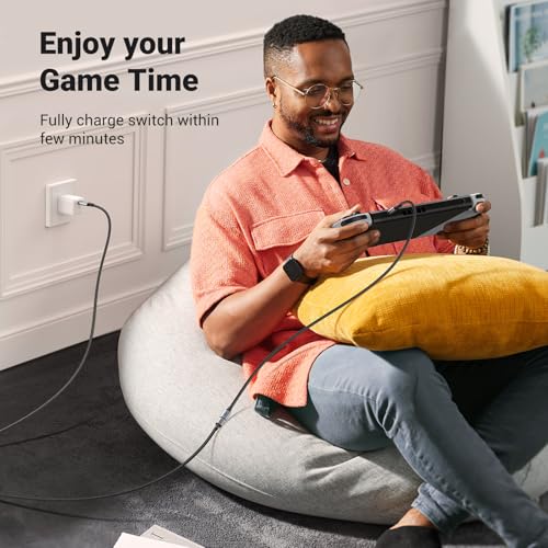 UGREEN USB C Extension Cable, (10Gbps/100W) USB C Extender 1.5 ft | Compatible with iPhone 17/16, MacBook M4, iPad Pro/Air 2024, Galaxy S26 Ultra, Switch etc. (Grey, 0.5 m) - color: Grey, size: 1.5 FT