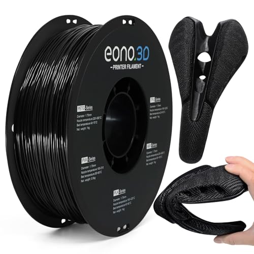 85A TPU 3D Printer Filament – Extra Soft & Flexible Rubber-Like Filament, Durable & Wear-Resistant, 1.75mm ±0.03mm, Smooth Feeding, Ideal for RC Car Tires, LEGO Wheels, Phone Cases 1kg Black - color: Black 85a Tpu