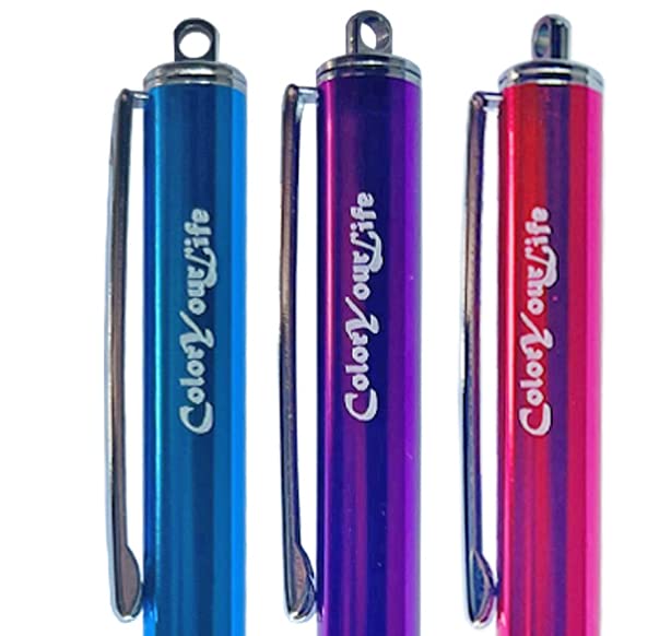 3-Pack 5.3'' Micro-Knit Mesh Tip Capacitive Stylus Pens for Touch Screens with Replaceable Fiber Tips, Universal Stylus Pens and Cleaning Cloth (Hot Pink, Light Blue, Purple) - color: Hot Pink, Light Blue, Purple
