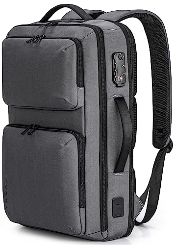VGOAL Travel Laptop Backpack, Laptop Bookbag College Backpack Durable Water Proof with USB Charging Port for Men Women (FG6317-G)
