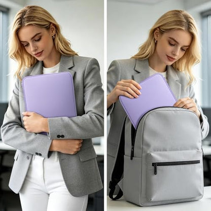 RAINYEAR 13 Inch Laptop Sleeve Case Padded Carrying Bag, Purple | Slim Protective Soft Zipper Computer Cover for 13.3 inch MacBook Air/Pro M1 M2 M3 M4 M5 A3449 A3240 A3113 A2681 A2338 - color: Purple, size: 13"