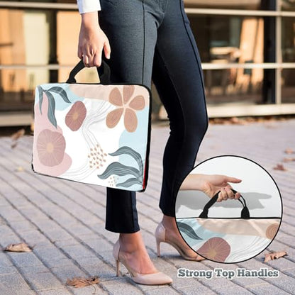 Laptop Sleeve Case 15 inch Plus Cute Mousepad, Abstract Doodle Slim Carrying Case Durable Handbag Protective Travel Laptop Bag for 13-15 inch Tablet,Laptop, Ultrabook Notebook - color: Abstract Doodle, size: 15 Inch