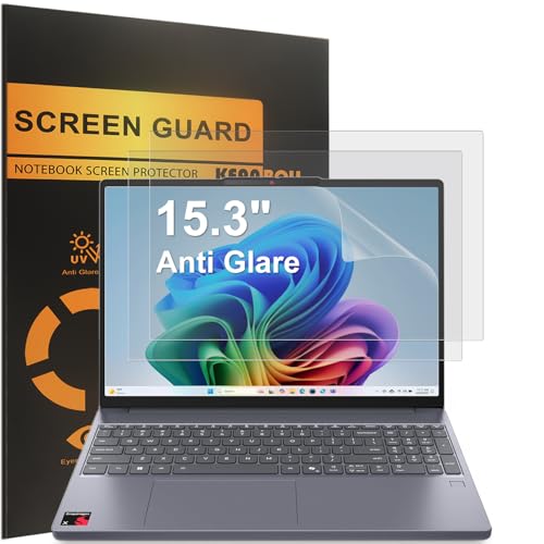 KEANBOLL 3 Pack 15.3-Inch Laptop Anti Glare (Matte) Screen Protector Compatible with Lenovo, Dell, HP, Acer etc Other All 15.3" Laptops with 16:10 Aspect Ratio