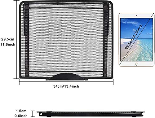 Fayet Large Version Adjustable Light Pad Stand, 12 Angle Points Skidding Prevented Holder for XP-Pen Artist, Compatible with 10" ~ 17" Notebooks, Drawing Monitor/Huion A2 A3 Light Board