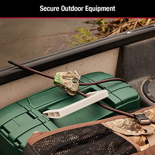 Master Lock Keyed Alike Python Trail Camera Adjustable Camouflage Cable Locks w/12 Keys, 8418KA-6 CAMO 6-Pack - size: 6 Pack