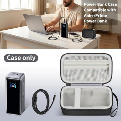 Power Bank Case Compatible with Anker Prime 26,250 Power Banks, Customized Storage Organizer for 26K,300W Power Bank and 100W Charging Base, Cable for Business Travel & Outdoor Use (Box Only) - style: Customized for 26250