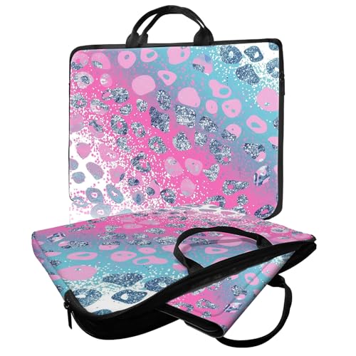 Laptop Bag,14 15 15.6 inch Laptop Case Sleeve,Computer Sleeve with Handle for Women Men,Carrying Case for MacBook,Dell,Lenovo,Notebook Computer,Pink Blue Glitter - color: Pink Blue Glitter