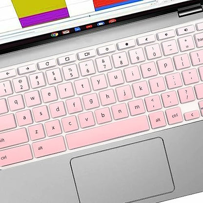 Keyboard Cover for ASUS Chromebook CX1100 CX1101 CX1102 CR1100 11.6, Chromebook C523NA CX1500 CX1400 CM1400 14 15.6, Chromebook C523NA C433 C425TA C423 C302 (NOT FIT C436 C434 CX1700 CX3 CX5 CX9) - color: MintGreen