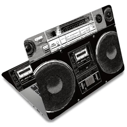 SUPERDANT Laptop Skin Sticker Vintage Radio Laptop Decals Personalized Universal Notebook Computer Wrap Vinyl Skin Stickers Cover Art Decal Removable 12-15.6 Inch Waterproof Scratch-Resistant Gifts - style: Radio