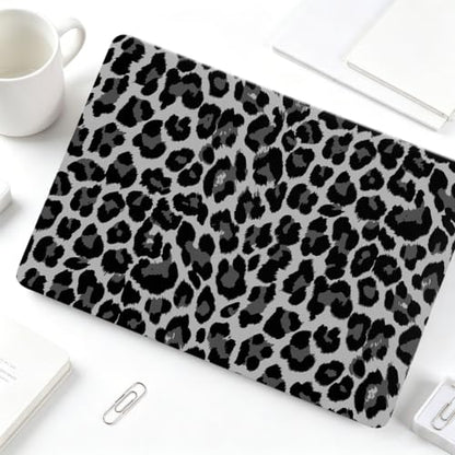 for MacBook Neo Case 13 inch 2026 Model A3404, Black Leopard | Protective Pattern Hard Shell for Mac Neo Case 13 inch, Keyboard Covers & Screen Protector, Scratch Resistant, Precision Fit - color: Black Leopard