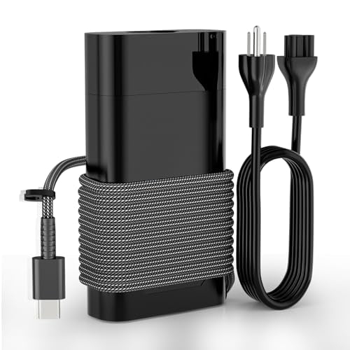 New Slim 65W USB Type C Laptop Charger Compatible with HP, Spectre X360 Envy X360 Elite x2 Elitebook Pavilion Chromebook ProBook Omnibook TPN-LA12 Fast Charging Computer Power AC Adapter (L42206-001) - color: L42206-001