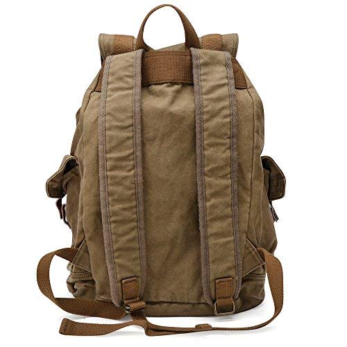 GOOTIUM 21101AMG Specially High Density Thick Canvas Backpack Rucksack, Field Tan, Large - color: Field Tan, size: Large
