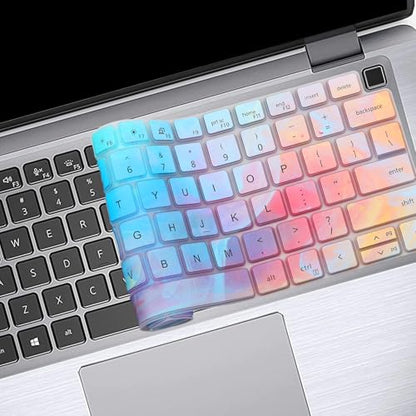 Keyboard Cover Skin for Dell Latitude 14" 7450 7440 7430 7420 7410, Dell Latitude 3450 3440 5450 5440 5431 5430 5420 9420 9430, Latitude 15.6" 16" 7520 9510 9520 7650 7640, US -Stylish Colorful