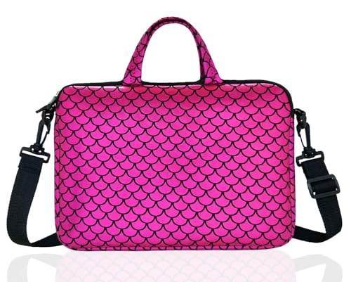 17.3-Inch Laptop Shoulder Carrying Bag Case Sleeve For 17" 17.3 inch HP DELL (Purple) - color: Purple