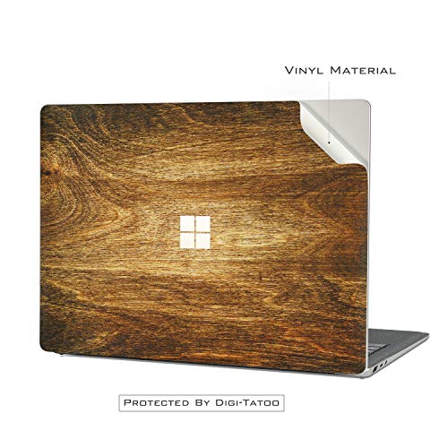 Ultra Thin Protective Cover Skin Decal Sticker for Microsoft Surface Laptop 5 (2022 Release)/Laptop 4/Laptop 3 13.5", Easy Apply, Anti-Scratch, Residue Free Vinyl Skin [Wood Texture] - color: Wood Texture, size: Surface Laptop5/4/3-13.5''