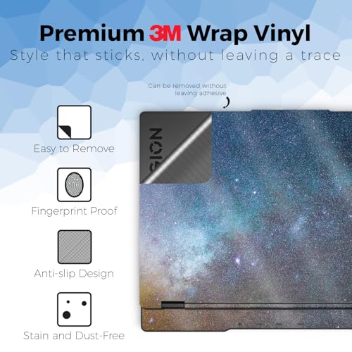 Glossy Glitter Laptop Skin Compatible with Lenovo Legion 5 Gaming Laptop (15IRX9) 2024 - Astro Sky - Premium 3M Vinyl Protective Wrap Decal Cover - Easy to Apply | Crafted in the USA - color: Astro Sky, size: Legion 5 Gaming (15IRX9) 2024 Full Cover Skin,