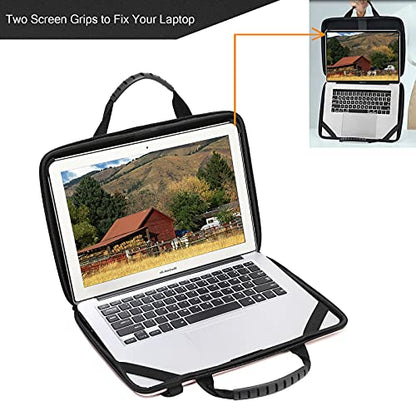 Laptop Case Hard Shell Laptop Bag for Men Women with Shoulder Strap - color: Pink, size: 13-14 inch laptop case