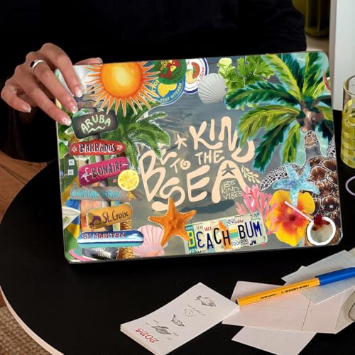 for MacBook Neo Case 13 inch 2026 A18 Pro (A3404), Anti-Scratch Protective Pattern Hard Shell Case, Trendy Laptop Cover with Keyboard Cover+Screen Film+Trackpad Film,Ocean Summer Vibes ﻿ - color: Ocean Summer Vibes