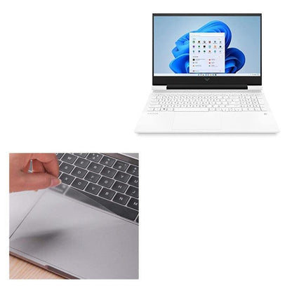 BoxWave Touchpad Protector Compatible with HP Victus 15 (15-fa0747) - ClearTouch for Touchpad (2-Pack), Pad Protector Shield Cover Film Skin