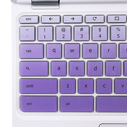 YYubao Keyboard Skin Cover Compatible with 11.6" Lenovo Chromebook C330, Chromebook N20 N21 N22 N23 100e 300e 500e, 11.6" Flex 11 Chromebook, 14" Chromebook N42 N42-20 - Ombre Purple - color: Ombre Purple