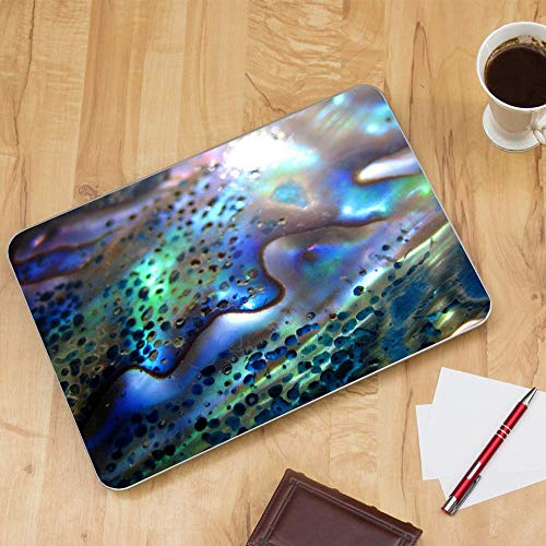 Custom Fit Made to Order Laptop Notebook Skin Vinyl Sticker Cover Decal Fits 13.3" 14" 15.6" 16" Compatible with All Major Makers | Abalone Pearl Sea Shell Green Blue - color: Style 8