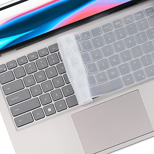 Keyboard Cover for Dell Inspiron 16/Inspiron 16 Plus 5630 5635 5620 5625 7635 7630 7620 16-inch Laptop, Inspiron 14 5430 5435 7430 7435 5420 5425 7420 7425 7415 14 inch Laptop Keyboard Skin (Clear) - color: Clear