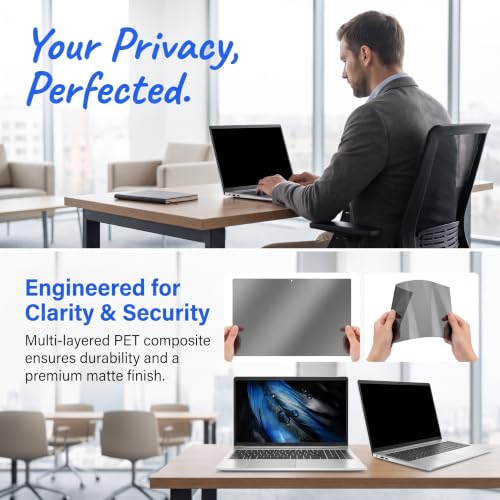 KEANBOLL Privacy Screen for Lenovo 14.5" 丨ASUS 14.5“丨Acer 14.5" 丨Dell 14.5" etc 14.5 inch 16:10 Aspect Removable Laptop Privacy Filter Shield