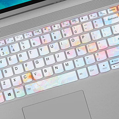 Keyboard Cover for Lenovo Yoga 7i 15.6" 16", Ideapad 3/Idepad 3i/Ideapad 5/Ideapad 5 15.6 17.3, Lenovo Flex 5 15.6, Yoga Slim 7 15, ideaPad Slim 7 15.6, ThinkBook 15/15P G2 G3 G4 - color: Colors