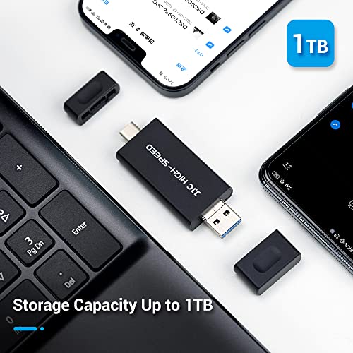 JJC USB 3.0 Huawei NM Nano Memory Card Reader Adapter, USB-C SD MicroSD/TF Card Reader Writer(Not for Nano SIM), Data Transfer Speed up to 90MB/S for Huawei Phone & Laptop - color: Grey